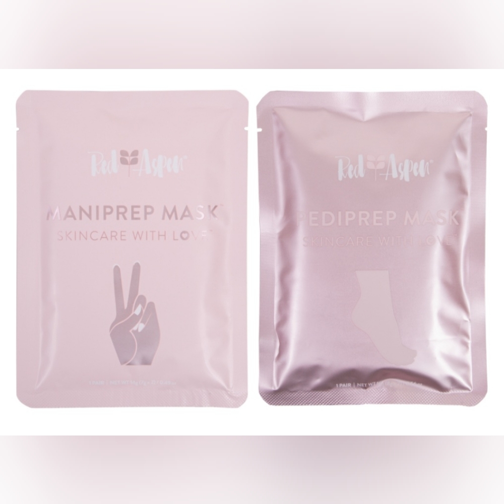 Red Aspen Mani & Pedi Prep Mask Set